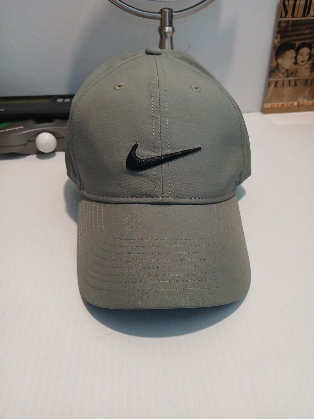 Nike Legacy91 Dri-FIT Hat Green Black Swoosh Strapback Cap